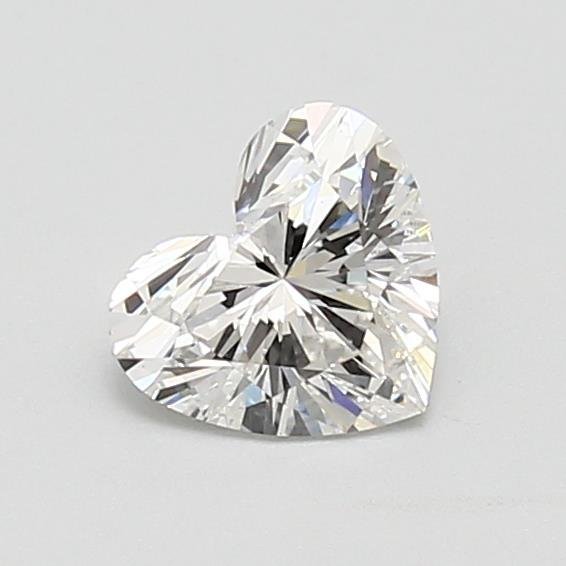 0.96ct F VVS2 Rare Carat Ideal Cut Heart Lab Grown Diamond