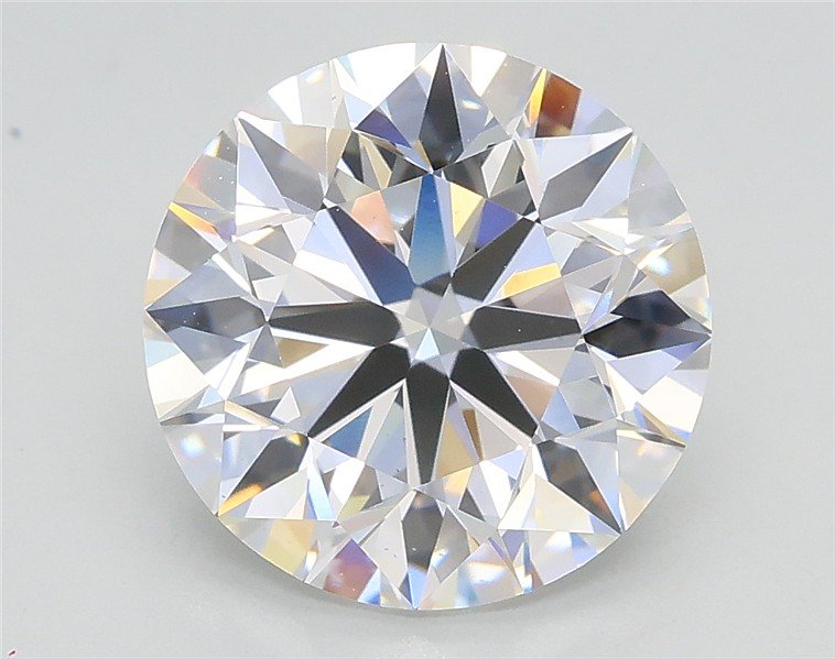 3.01ct E VS1 Excellent Cut Round Lab Grown Diamond