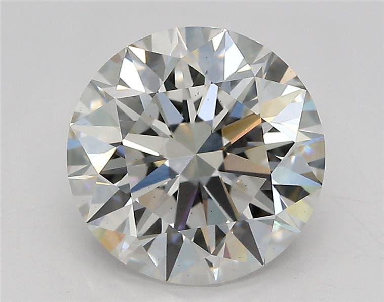 2.56ct F VS2 Rare Carat Ideal Cut Round Lab Grown Diamond