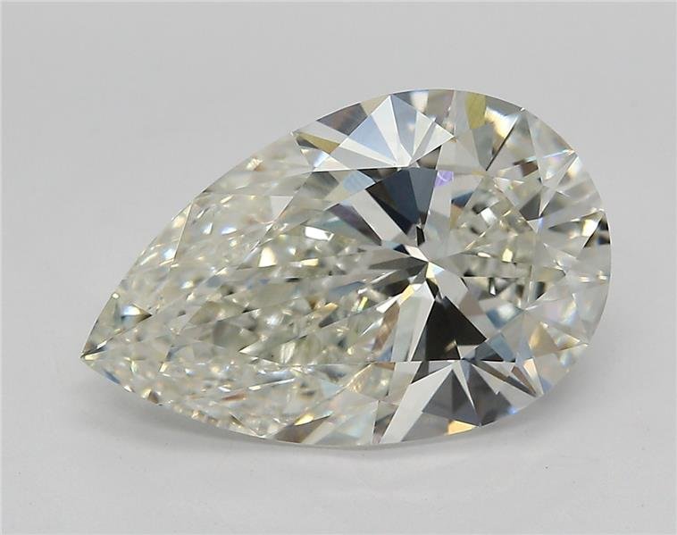 4.04ct G VVS2 Rare Carat Ideal Cut Pear Lab Grown Diamond