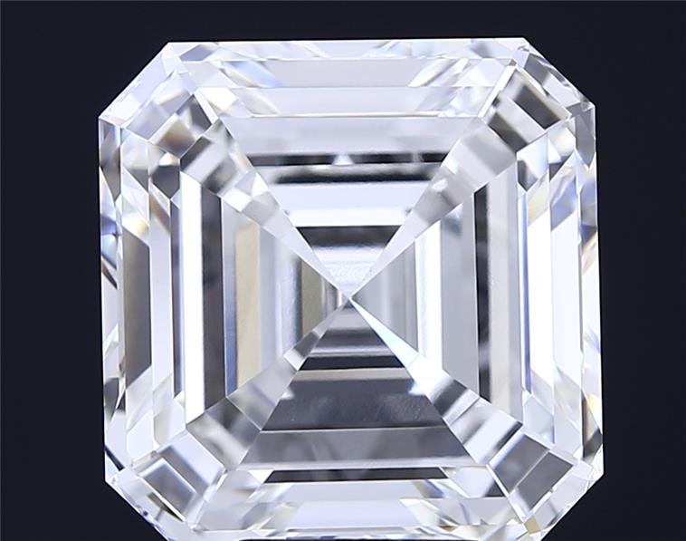 10.07ct F VVS2 Excellent Cut Asscher Lab Grown Diamond