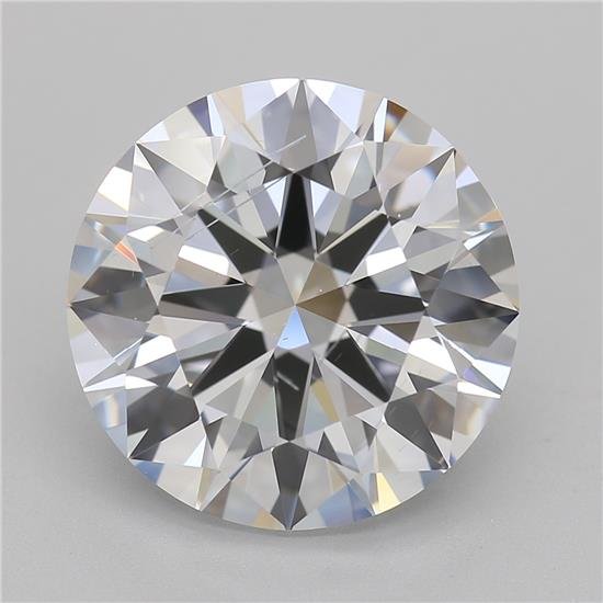 4.00ct E SI2 Rare Carat Ideal Cut Round Lab Grown Diamond