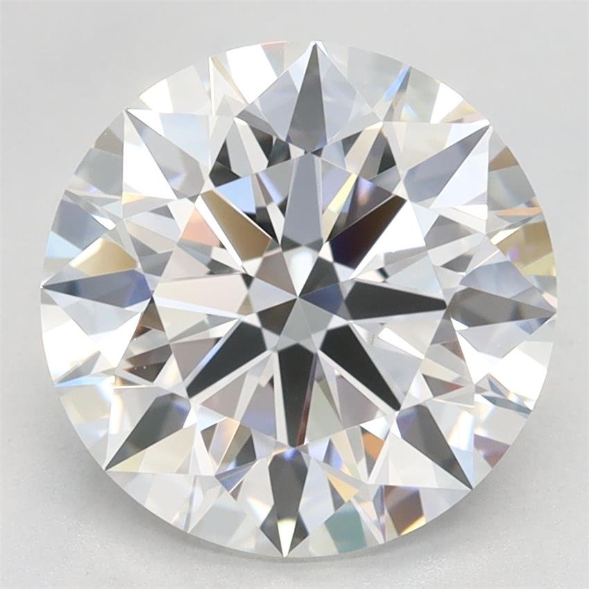 3.04ct D VVS1 Rare Carat Ideal Cut Round Lab Grown Diamond