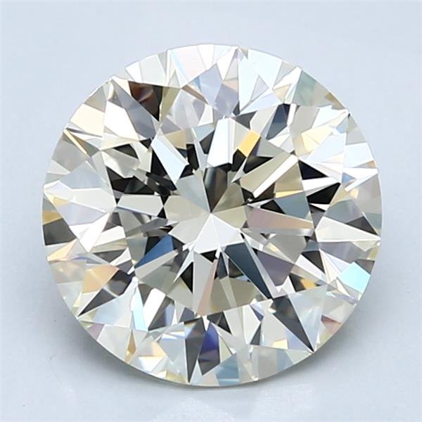 3.01ct K VVS1 Rare Carat Ideal Cut Round Diamond