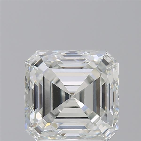 3.04ct H VS2 Rare Carat Ideal Cut Asscher Lab Grown Diamond