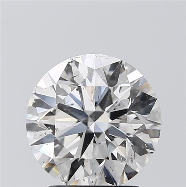 2.08ct E SI2 Rare Carat Ideal Cut Round Diamond