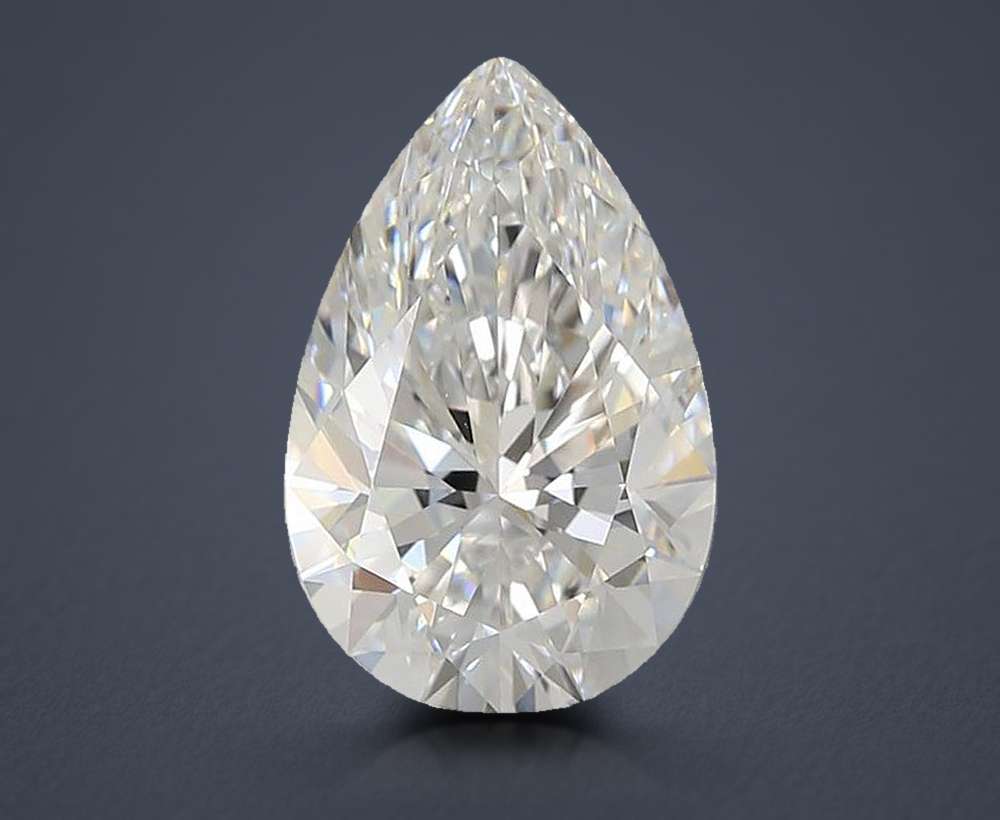 4.00 Carat Pear Lab Diamond