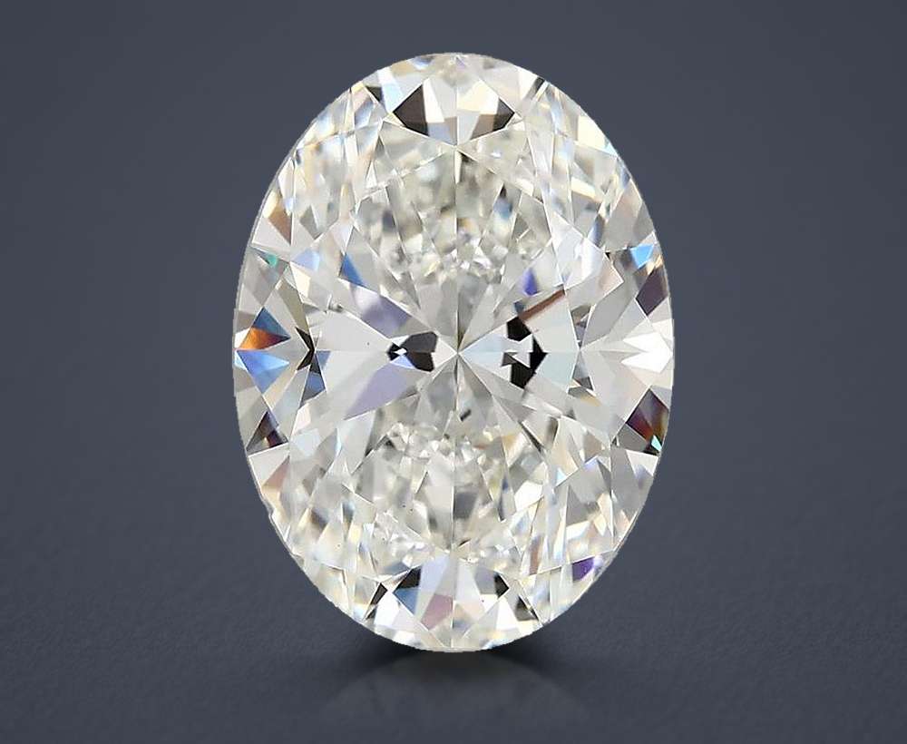 3.74 Carat Oval Lab Diamond