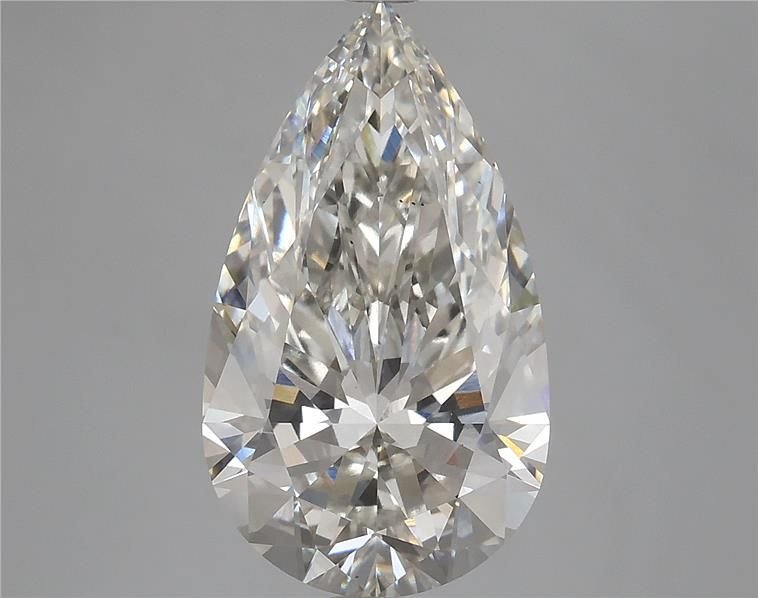 5.13ct I VS1 Rare Carat Ideal Cut Pear Lab Grown Diamond