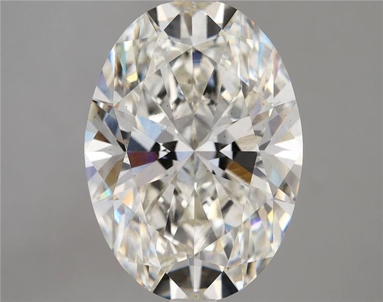 6.21ct H VS2 Rare Carat Ideal Cut Oval Lab Grown Diamond