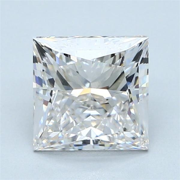 2.67ct G VS1 Rare Carat Ideal Cut Princess Lab Grown Diamond