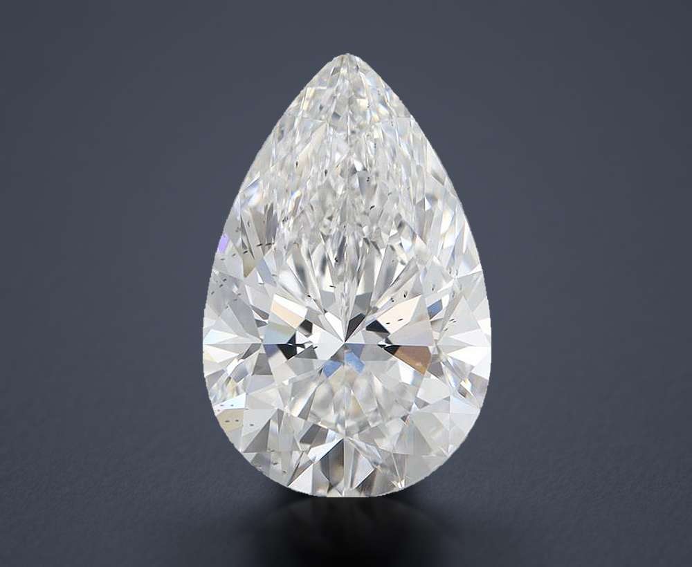 7.02 Carat Pear Lab Diamond