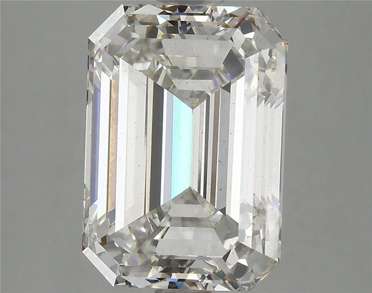 6.05ct I VS2 Excellent Cut Emerald Lab Grown Diamond