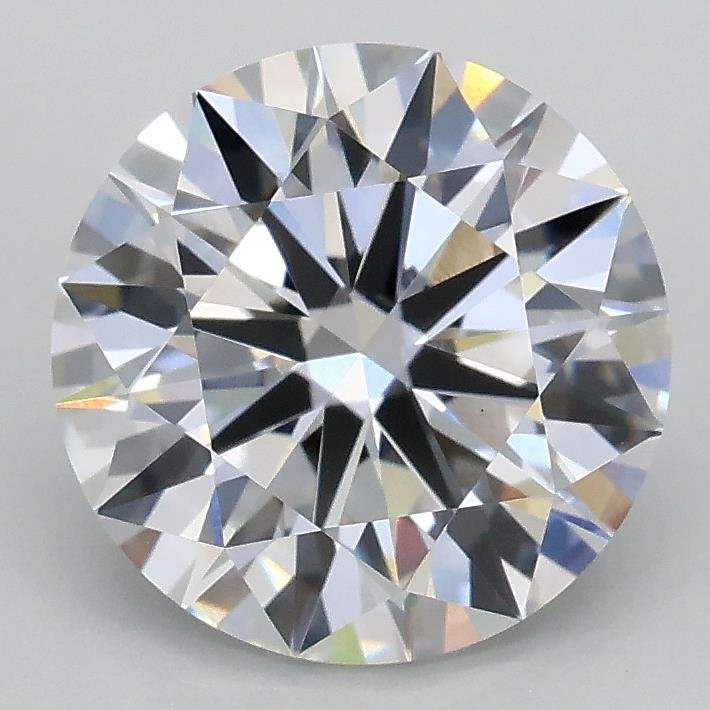 2.01ct D VVS2 Rare Carat Ideal Cut Round Lab Grown Diamond
