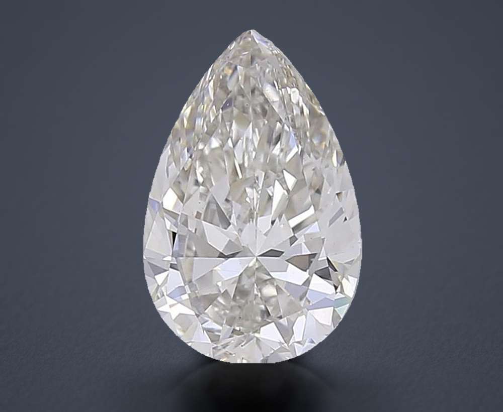 2.00 Carat Pear Lab Diamond