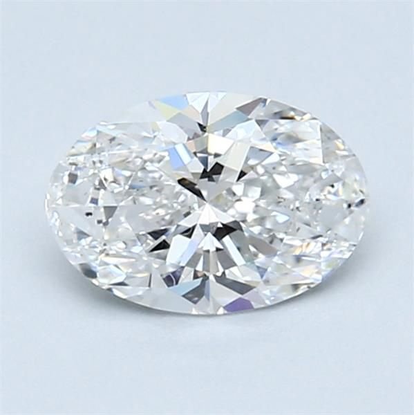 1.00ct E SI2 Rare Carat Ideal Cut Oval Diamond