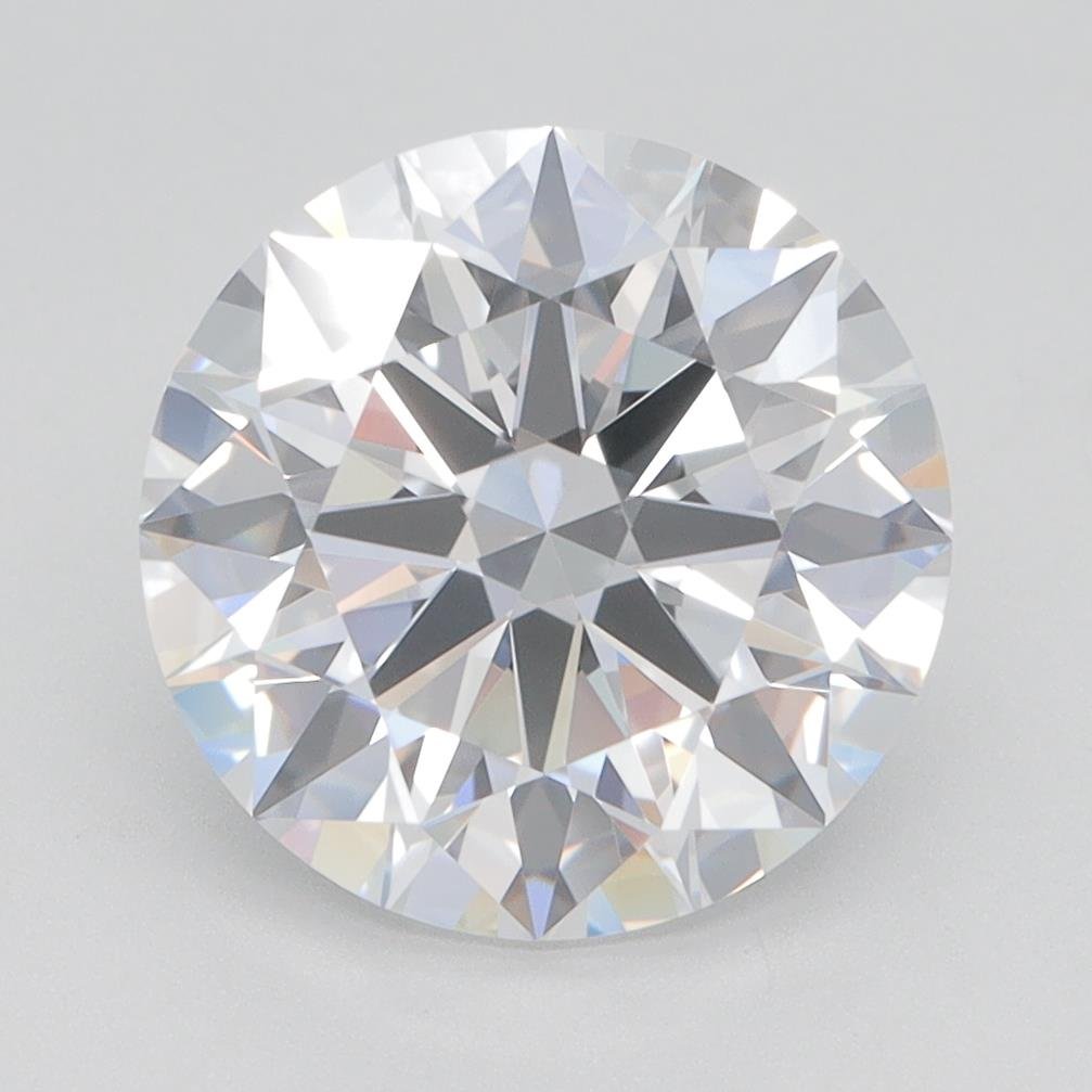 3.64ct D VVS2 Rare Carat Ideal Cut Round Lab Grown Diamond