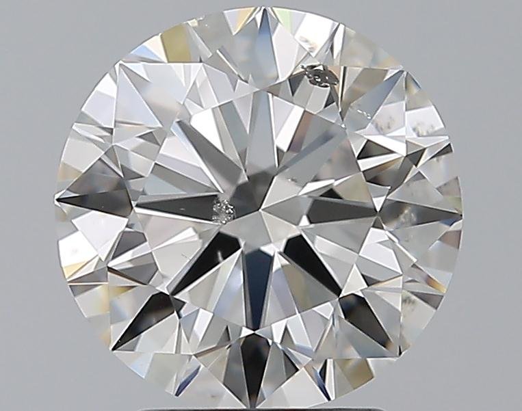 2.60ct H SI2 Rare Carat Ideal Cut Round Diamond