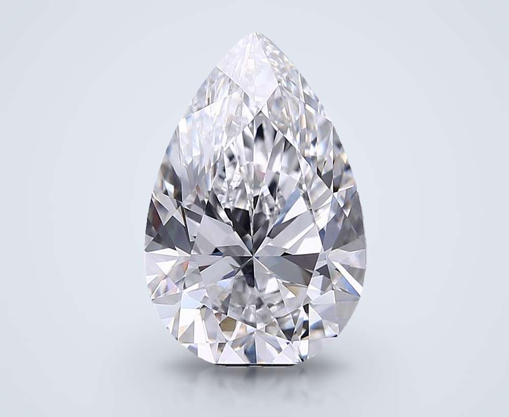 2.70 Carat Pear Lab Diamond