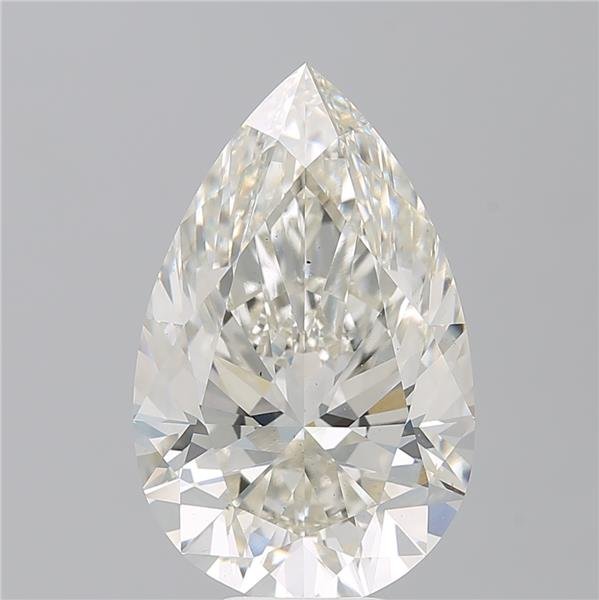 9.04ct H VS1 Rare Carat Ideal Cut Pear Lab Grown Diamond