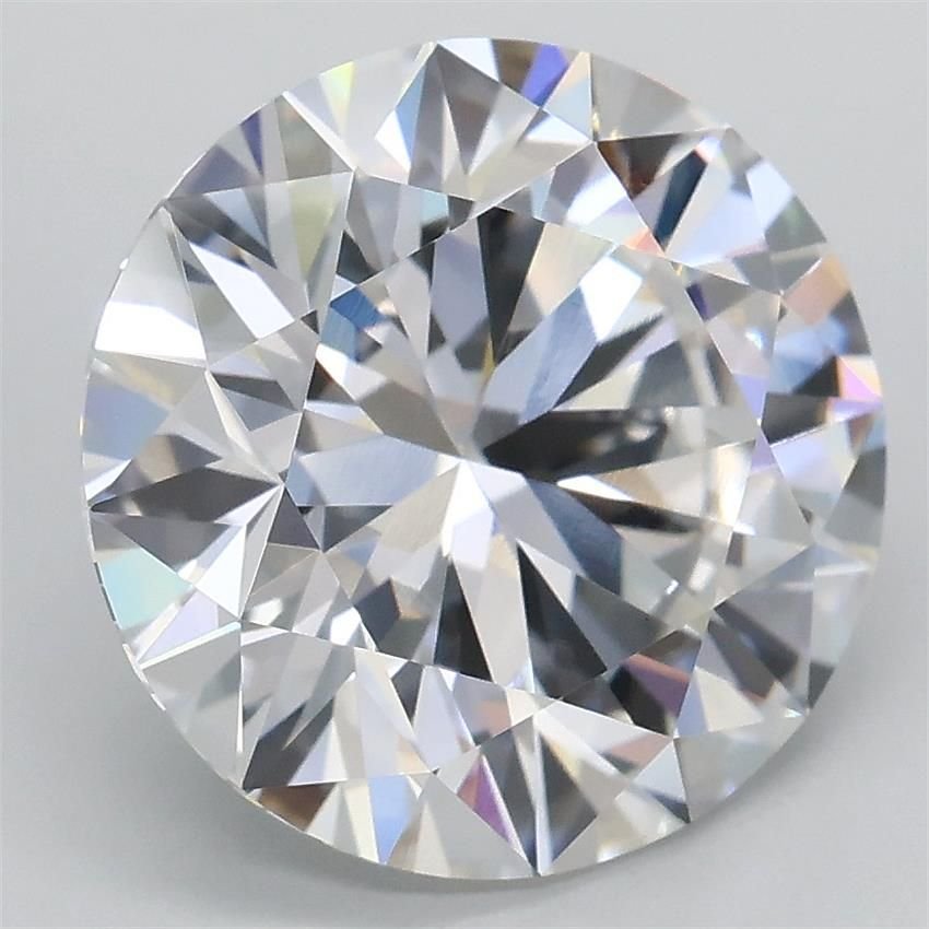 4.01ct D VVS2 Rare Carat Ideal Cut Round Lab Grown Diamond