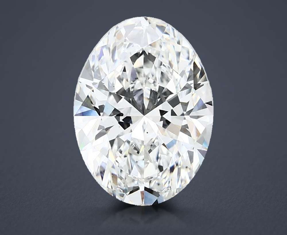 3.00 Carat Oval Lab Diamond