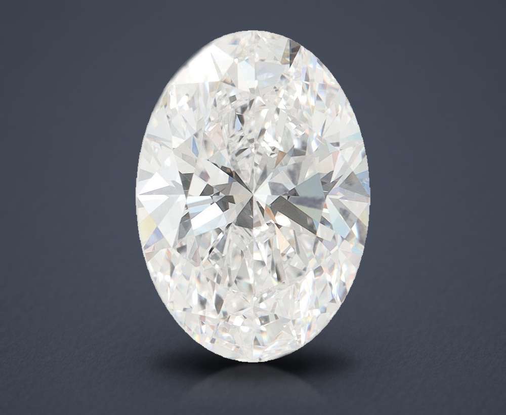 3.96 Carat Oval Lab Diamond