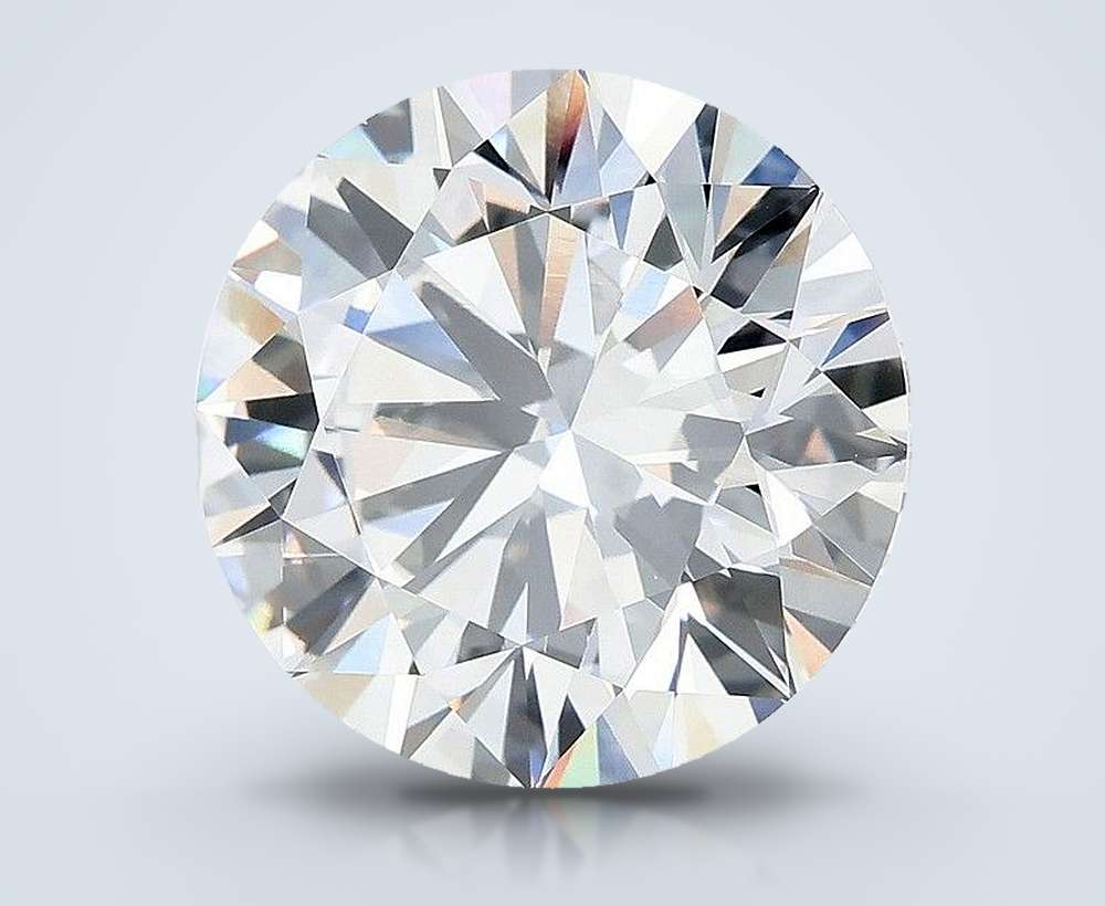 8.08 Carat Round Lab Diamond