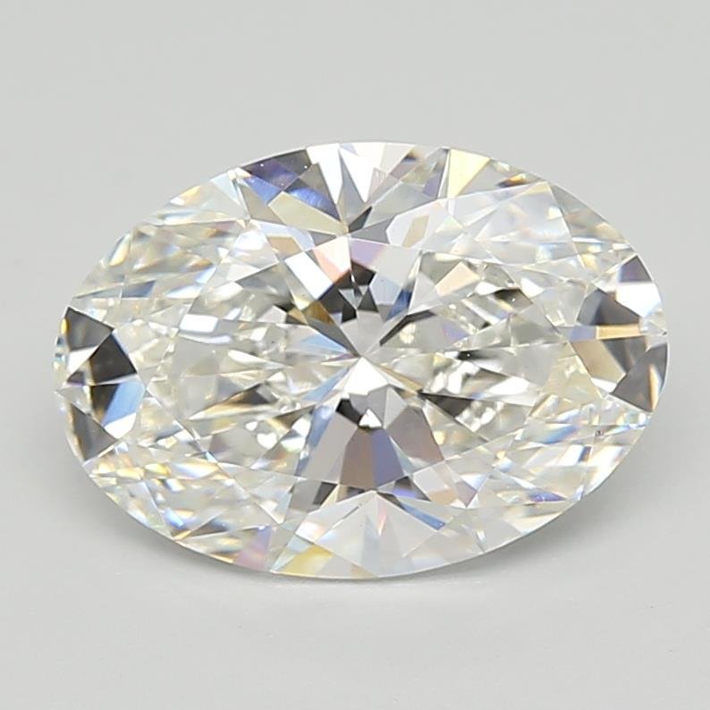 4.06ct F VS1 Rare Carat Ideal Cut Oval Lab Grown Diamond