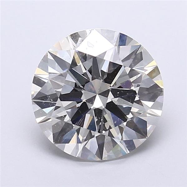 4.00ct H VS2 Excellent Cut Round Lab Grown Diamond