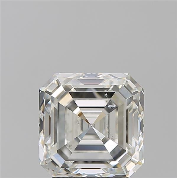 3.02ct I SI2 Rare Carat Ideal Cut Asscher Diamond