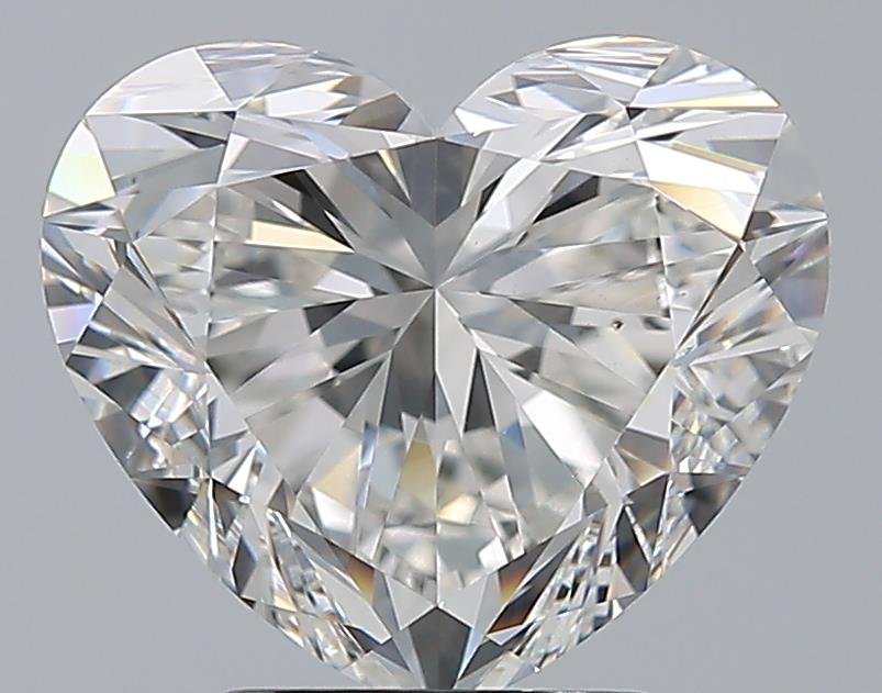 4.01ct G VS2 Rare Carat Ideal Cut Heart Diamond