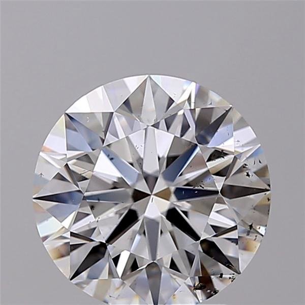 3.22ct F SI1 Rare Carat Ideal Cut Round Diamond