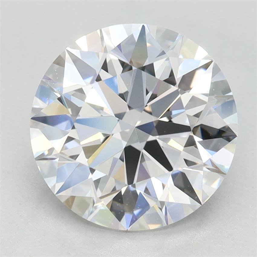 2.18ct D VVS1 Rare Carat Ideal Cut Round Lab Grown Diamond