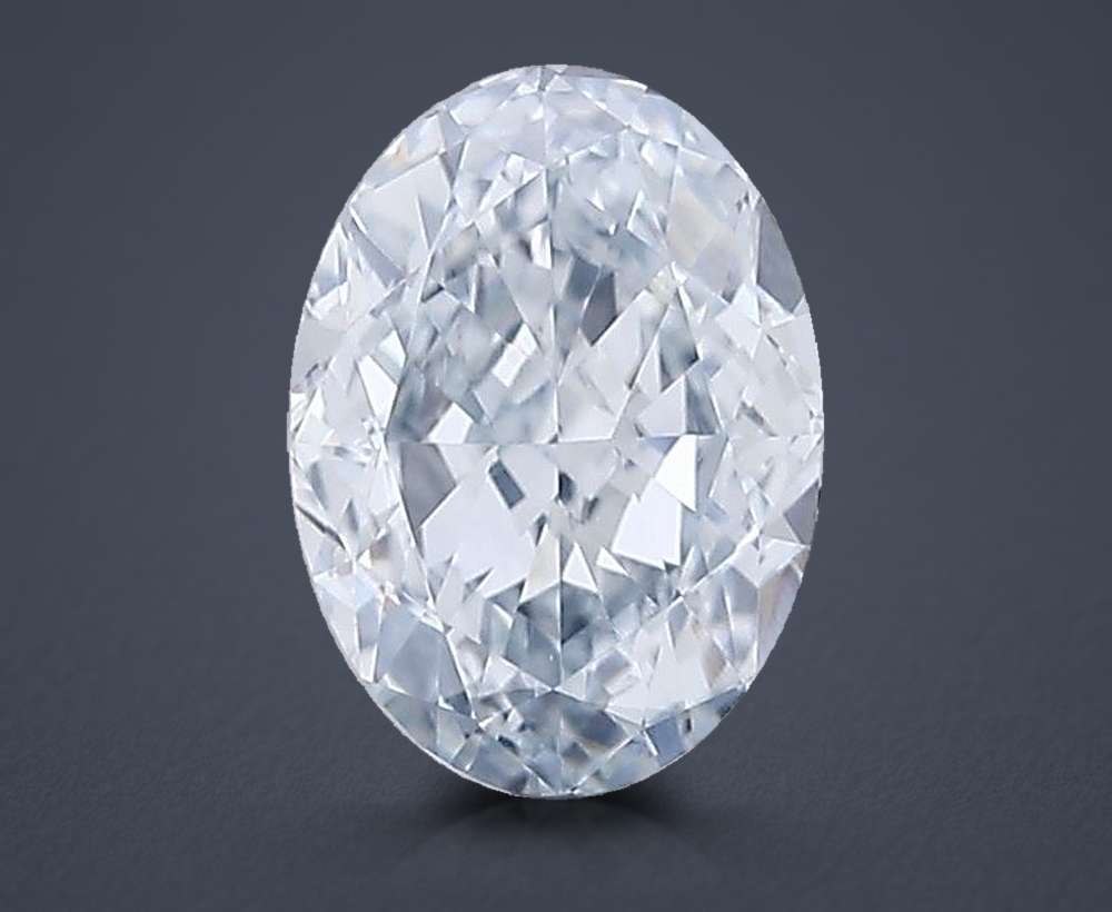 1.00 Carat Oval Lab Diamond