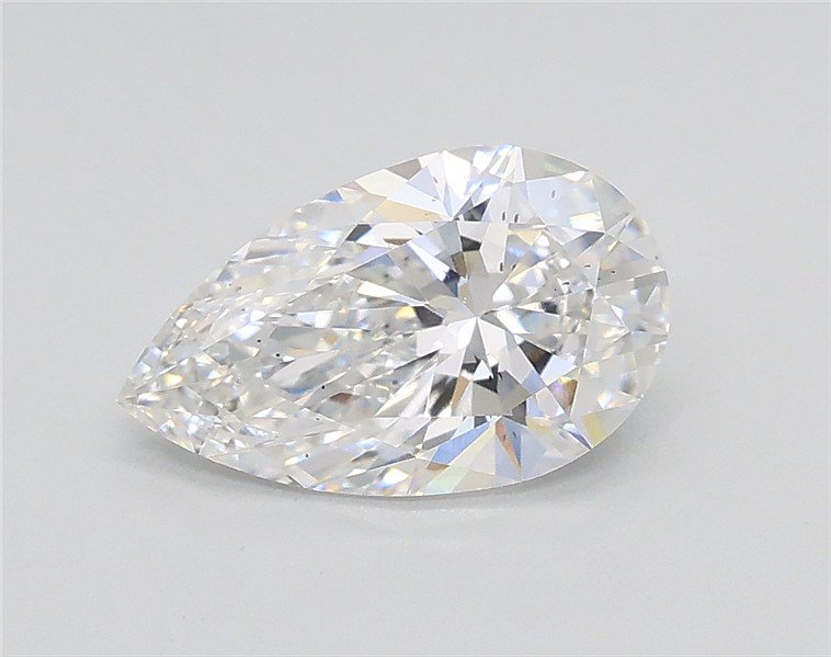 1.02ct E SI1 Rare Carat Ideal Cut Pear Lab Grown Diamond