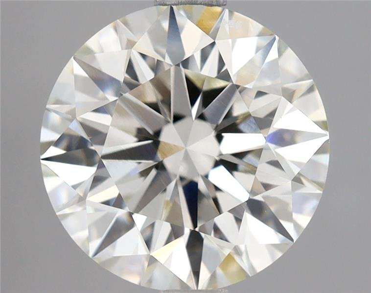 2.86ct J VVS2 Excellent Cut Round Lab Grown Diamond