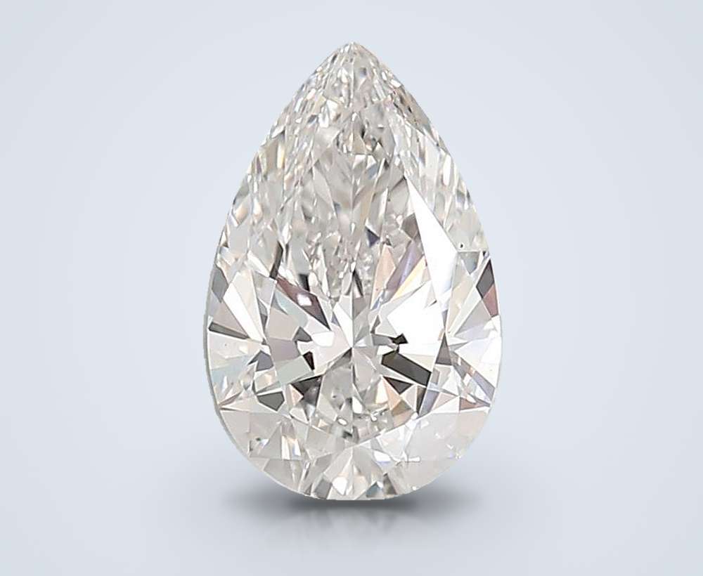 4.00 Carat Pear Lab Diamond