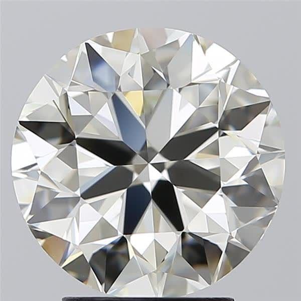 3.50ct J VVS2 Excellent Cut Round Diamond