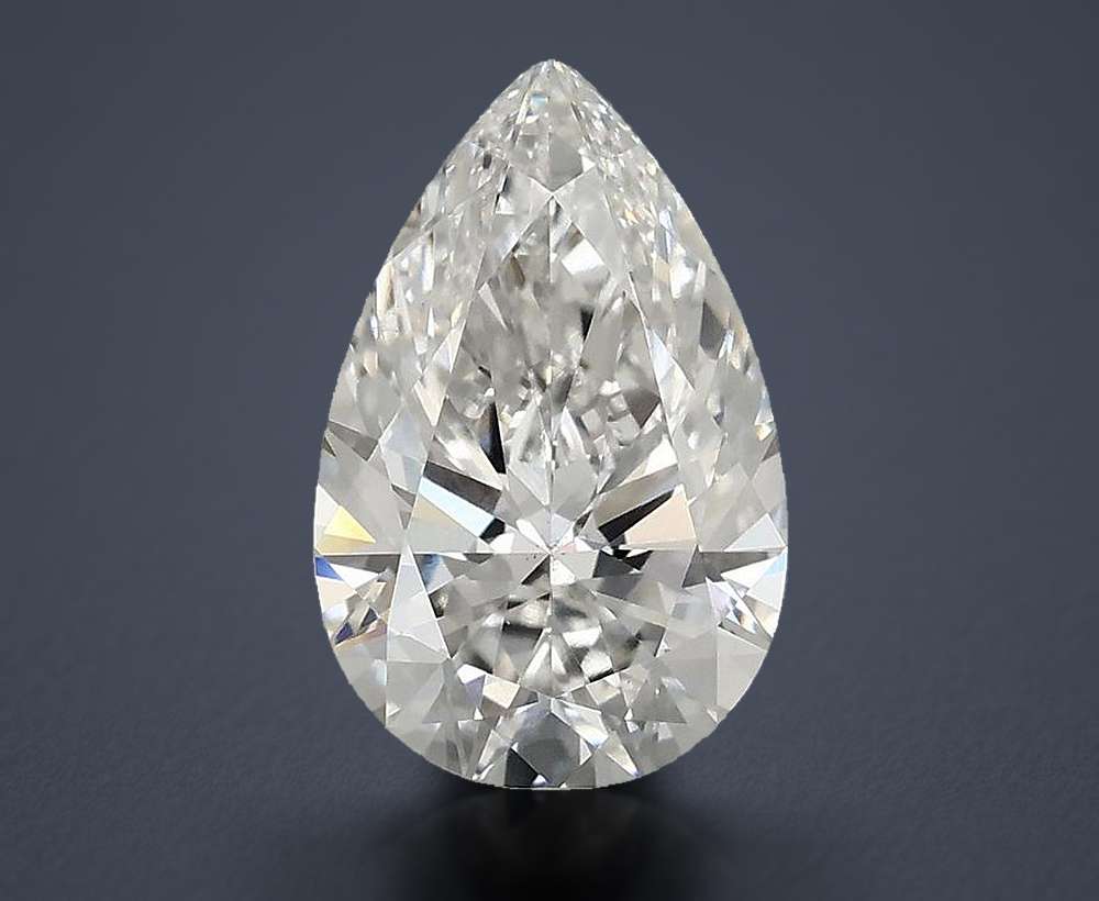 2.58 Carat Pear Lab Diamond