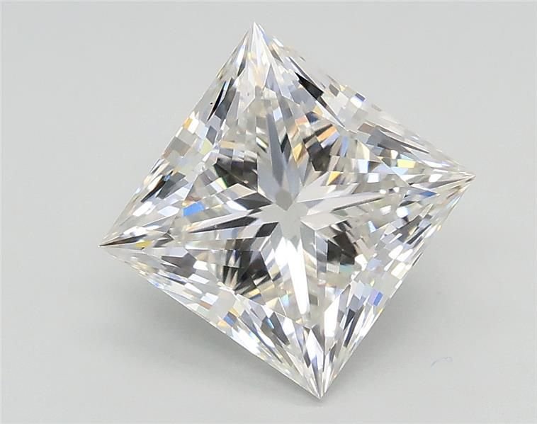 2.01ct F VS1 Rare Carat Ideal Cut Princess Lab Grown Diamond