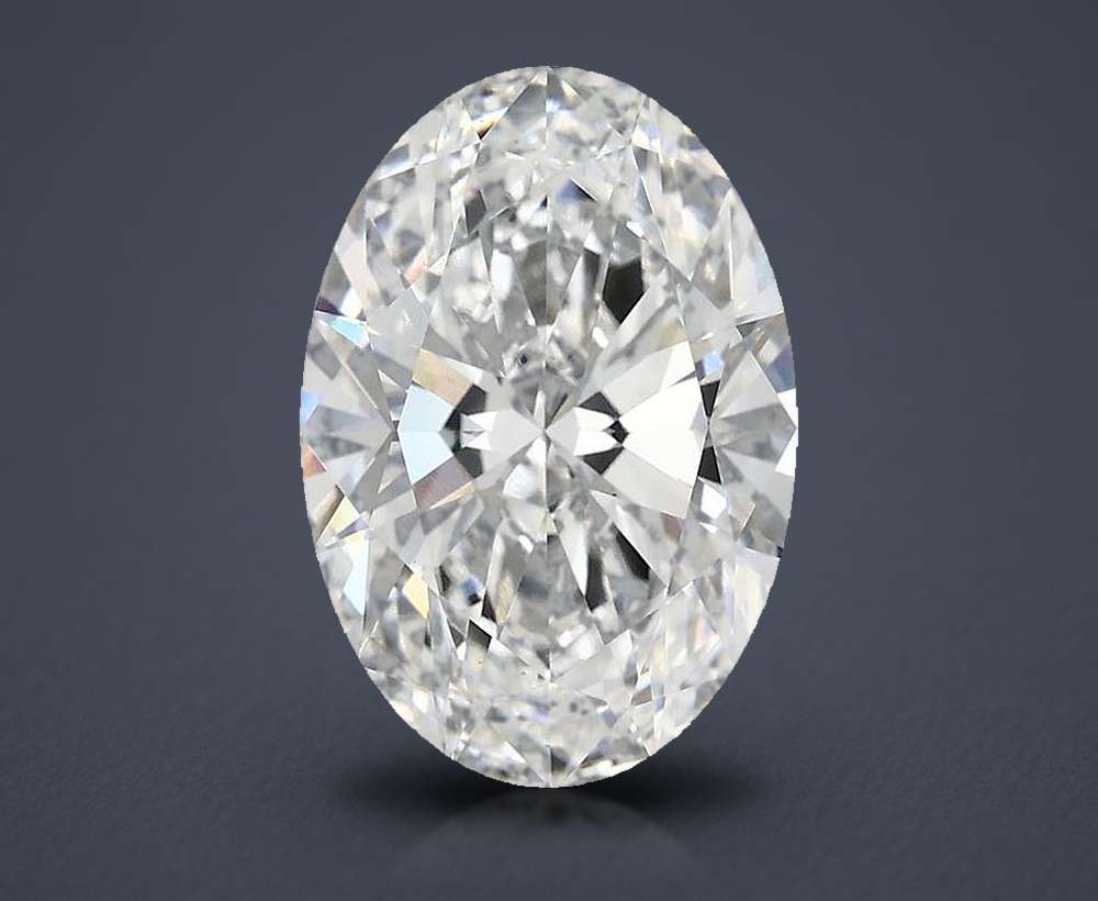 3.73 Carat Oval Lab Diamond