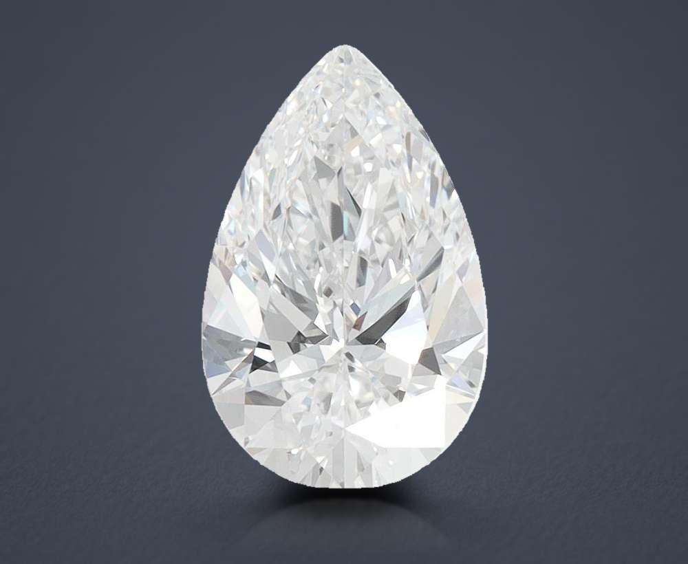 2.00 Carat Pear Lab Diamond