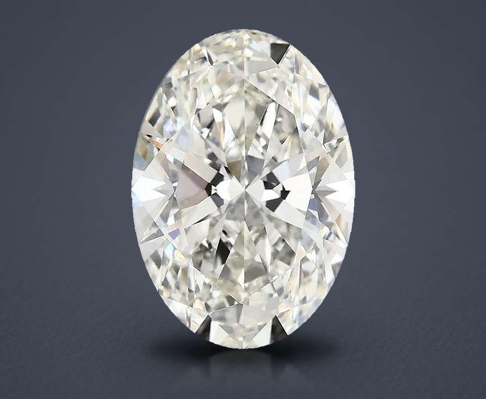 3.89 Carat Oval Lab Diamond