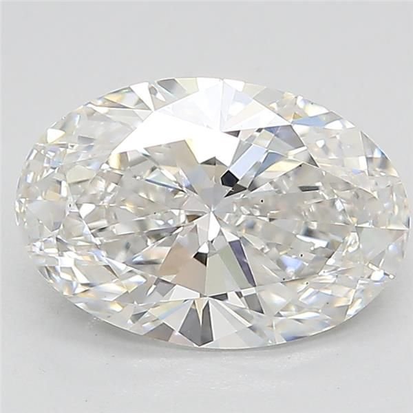 2.34ct F VS2 Rare Carat Ideal Cut Oval Lab Grown Diamond