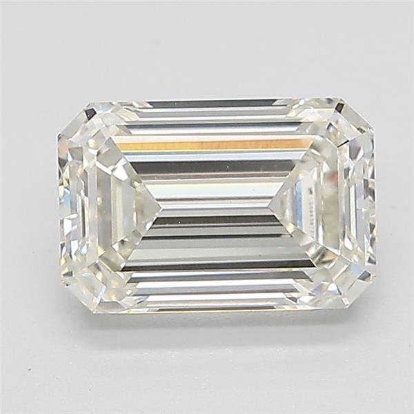 1.63ct I VVS2 Rare Carat Ideal Cut Emerald Lab Grown Diamond