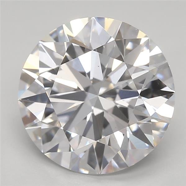 3.46ct D VS1 Rare Carat Ideal Cut Round Lab Grown Diamond