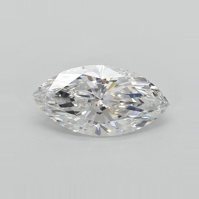 2.65ct E VS2 Rare Carat Ideal Cut Marquise Lab Grown Diamond