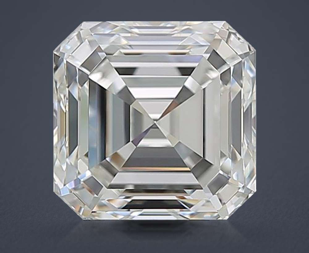 3.08 Carat Asscher Natural Diamond