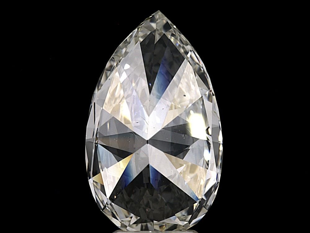 5.98ct K SI1 Very Good Cut Pear Diamond